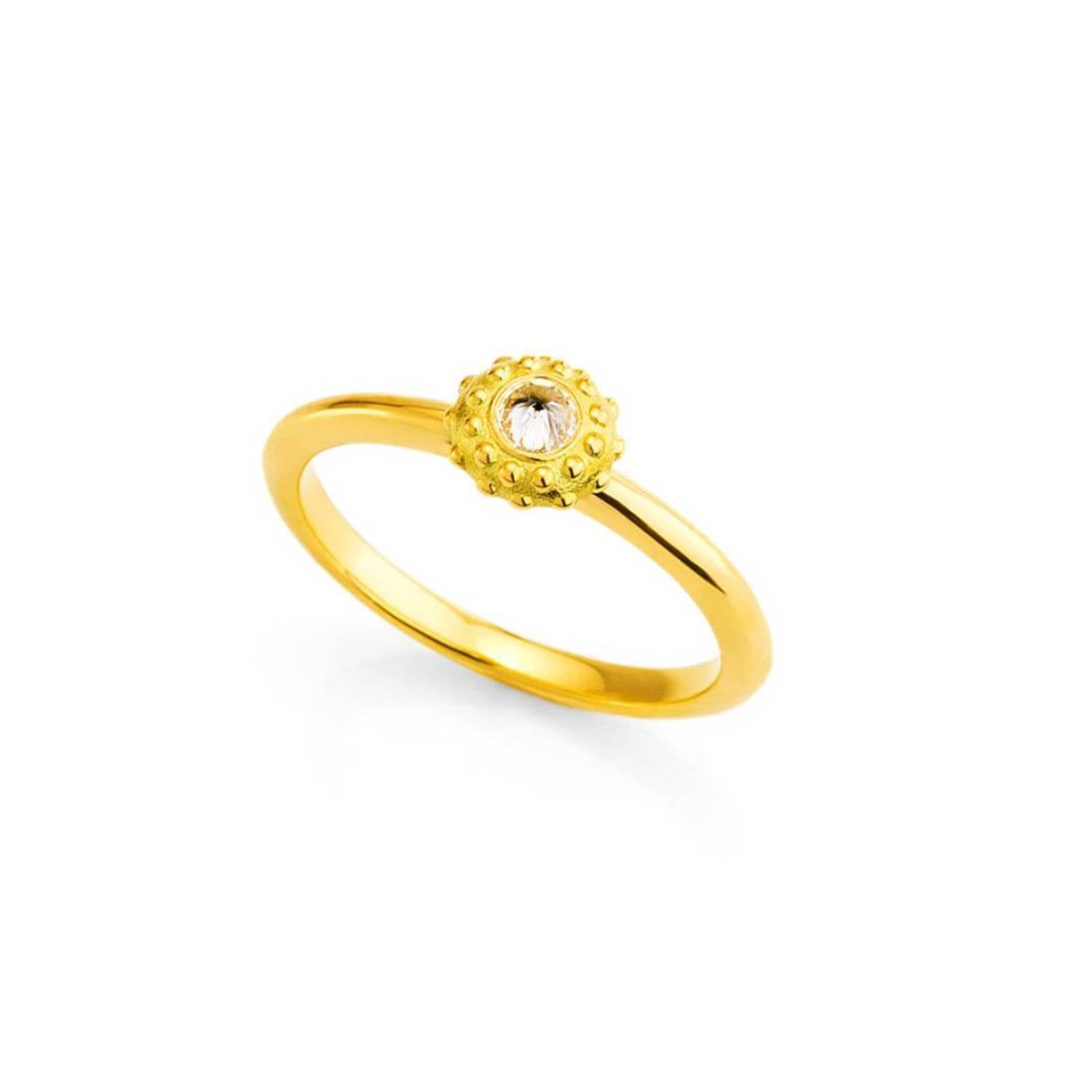 Trendy Gold Ring - All Jewelry | Red Dress